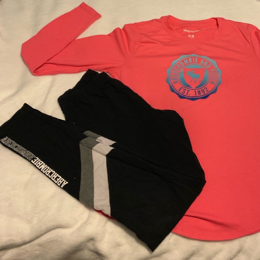 Leggings and Long Sleeve Shirt